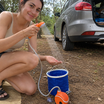 Family camping with AquaTrail